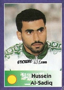 Sticker Hussein Al-Sadiq - World Cup 1998 - Diamond