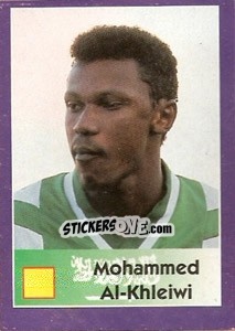 Sticker Mohammed Al-Khleiwi - World Cup 1998 n. 158 - Diamond