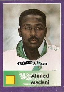 Sticker Ahmed Madani - World Cup 1998 n. 159 - Diamond