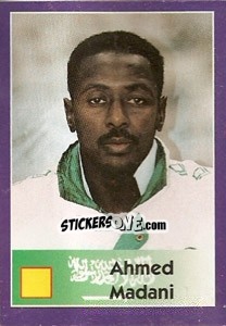 Sticker Ahmed Madani - World Cup 1998 - Diamond