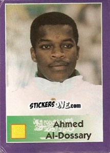 Sticker Ahmed Al-Dossary - World Cup 1998 - Diamond