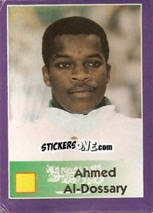 Sticker Ahmed Al-Dossary - World Cup 1998 n. 160 - Diamond
