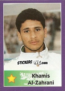 Sticker Khamis Al-Zahrani - World Cup 1998 - Diamond