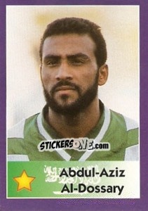 Sticker Abdul-Aziz Al-Dossary - World Cup 1998 n. 164 - Diamond