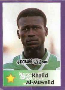 Sticker Khalid Al-Muwalid - World Cup 1998 n. 166 - Diamond