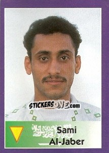 Cromo Sami Al-Jaber - World Cup 1998 - Diamond
