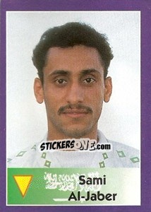Sticker Sami Al-Jaber - World Cup 1998 n. 167 - Diamond