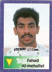 Sticker Fahad Al-Mehallel - World Cup 1998 - Diamond