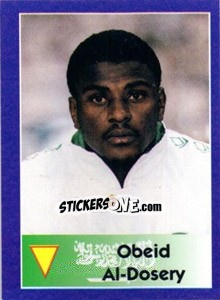 Sticker Obeid Al-Dosery - World Cup 1998 n. 170 - Diamond