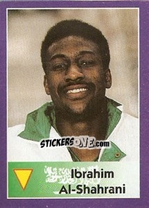 Sticker Ibrahim Al-Shahrani - World Cup 1998 - Diamond