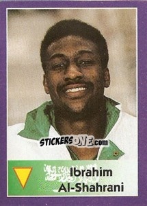 Sticker Ibrahim Al-Shahrani - World Cup 1998 n. 171 - Diamond
