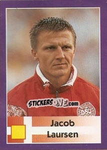 Sticker Jacob Laursen - World Cup 1998 - Diamond