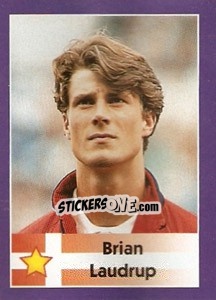 Sticker Brian  Laudrup - World Cup 1998 - Diamond