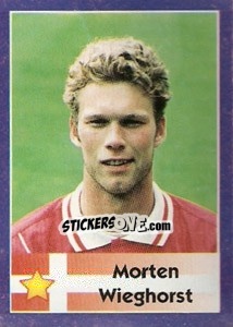 Sticker Morten Wieghorst - World Cup 1998 - Diamond