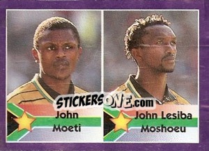 Cromo John Moeti / John Lesiba Moshoeu - World Cup 1998 - Diamond