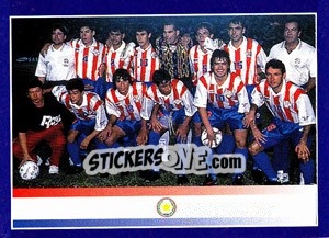 Cromo Paraguay - World Cup 1998 - Diamond