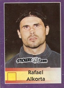 Cromo Rafael Alkorta - World Cup 1998 - Diamond