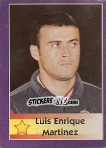 Cromo Luis Enrique Martinez - World Cup 1998 - Diamond