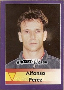 Cromo Alfonso Perez - World Cup 1998 - Diamond
