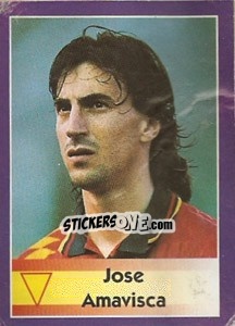 Sticker Jose Amavisca - World Cup 1998 - Diamond
