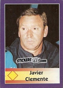 Cromo Javier Clemente - World Cup 1998 - Diamond