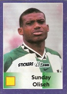 Cromo Sunday Oliseh - World Cup 1998 - Diamond