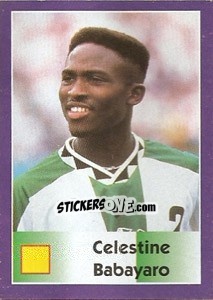 Sticker Celestine Babayaro - World Cup 1998 - Diamond