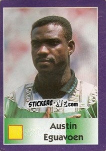 Sticker Austin Eguavoen - World Cup 1998 - Diamond