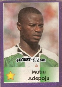 Sticker Mutiu Adepoju - World Cup 1998 - Diamond