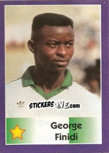 Cromo George Finidi - World Cup 1998 - Diamond