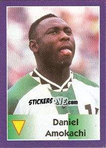 Sticker Daniel Amokachi - World Cup 1998 - Diamond