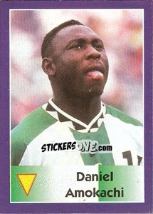 Sticker Daniel Amokachi - World Cup 1998 n. 234 - Diamond