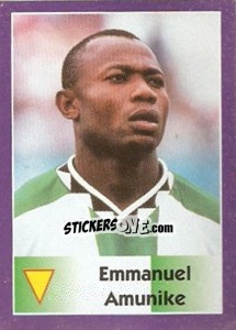 Sticker Emmanuel Amunike - World Cup 1998 - Diamond