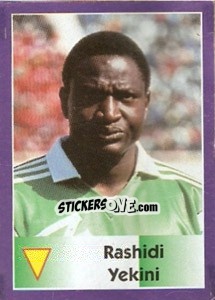 Sticker Rashidi Yekini - World Cup 1998 - Diamond