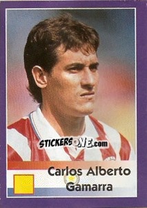 Sticker Carlos Alberto Gamarra - World Cup 1998 - Diamond