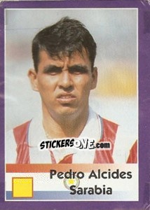 Cromo Pedro Alcides Sarabia - World Cup 1998 - Diamond