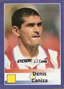 Sticker Denis Caniza - World Cup 1998 - Diamond