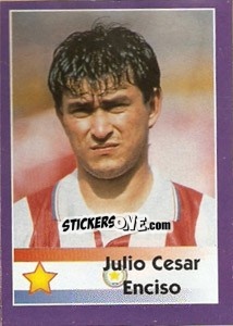 Cromo Julio Cesar Enciso - World Cup 1998 - Diamond