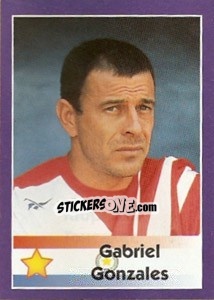 Cromo Gabriel Gonzales - World Cup 1998 - Diamond
