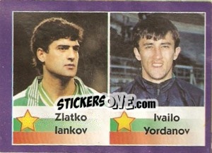 Sticker Zlatko Iankov / Ivailo Yordanov - World Cup 1998 - Diamond