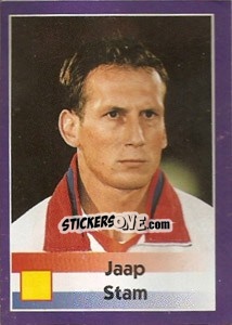 Sticker Jaap Stam - World Cup 1998 - Diamond