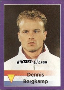 Sticker Dennis Bergkamp - World Cup 1998 - Diamond