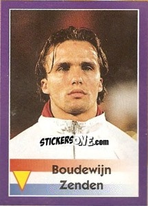 Sticker Boudewijn Zenden - World Cup 1998 - Diamond
