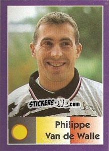Cromo Philippe Van de Walle - World Cup 1998 - Diamond
