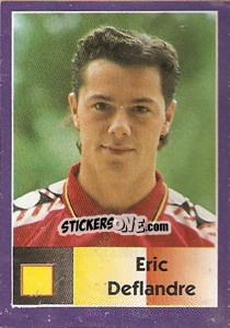 Sticker Eric Deflandre - World Cup 1998 - Diamond