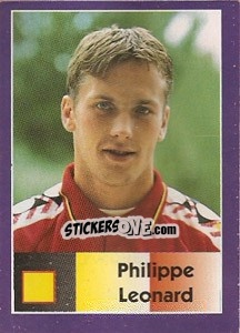 Cromo Philippe Leonard - World Cup 1998 - Diamond