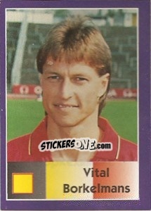 Sticker Vital Borkelmans - World Cup 1998 - Diamond