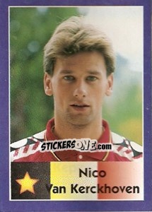Sticker Nico Van Kerckhoven - World Cup 1998 - Diamond