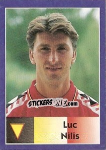 Sticker Luc Nilis - World Cup 1998 - Diamond