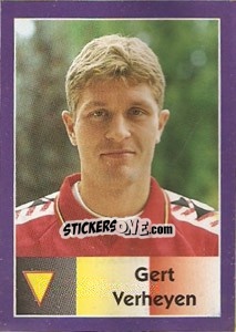 Sticker Gert Verheyen - World Cup 1998 - Diamond
